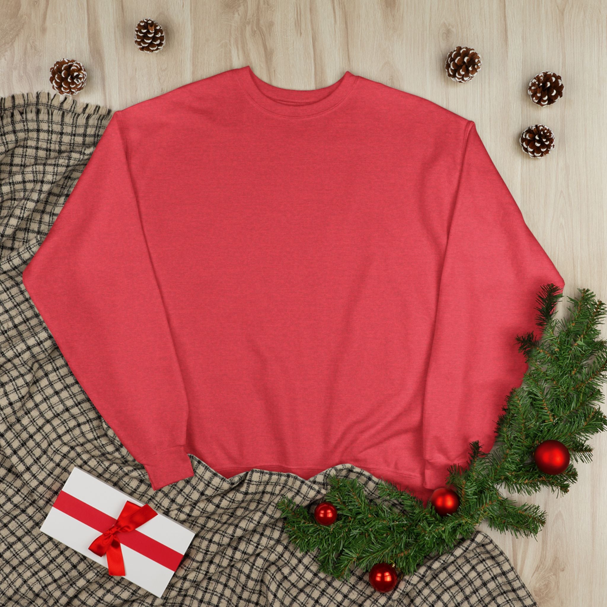 Classic White Crewneck Sweatshirt