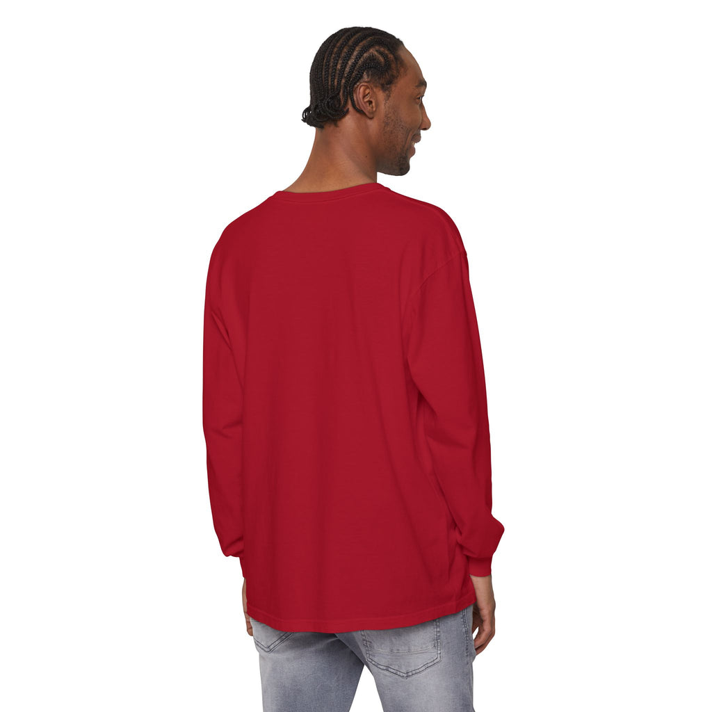 Long Sleeve T-Shirt — Classic White Garment-Dyed Tee
