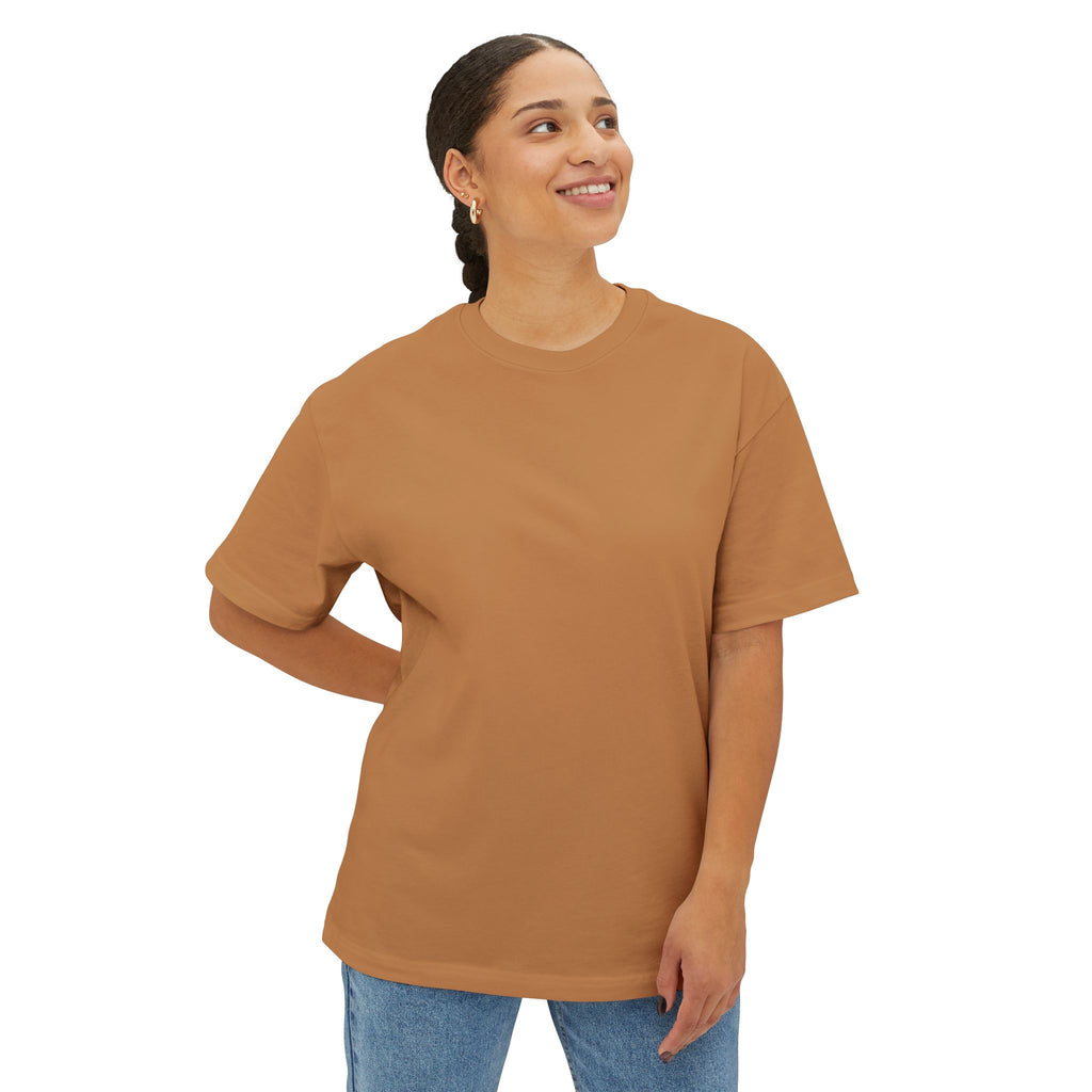 Oversized Boxy Tee — Minimal White Crewneck T-Shirt