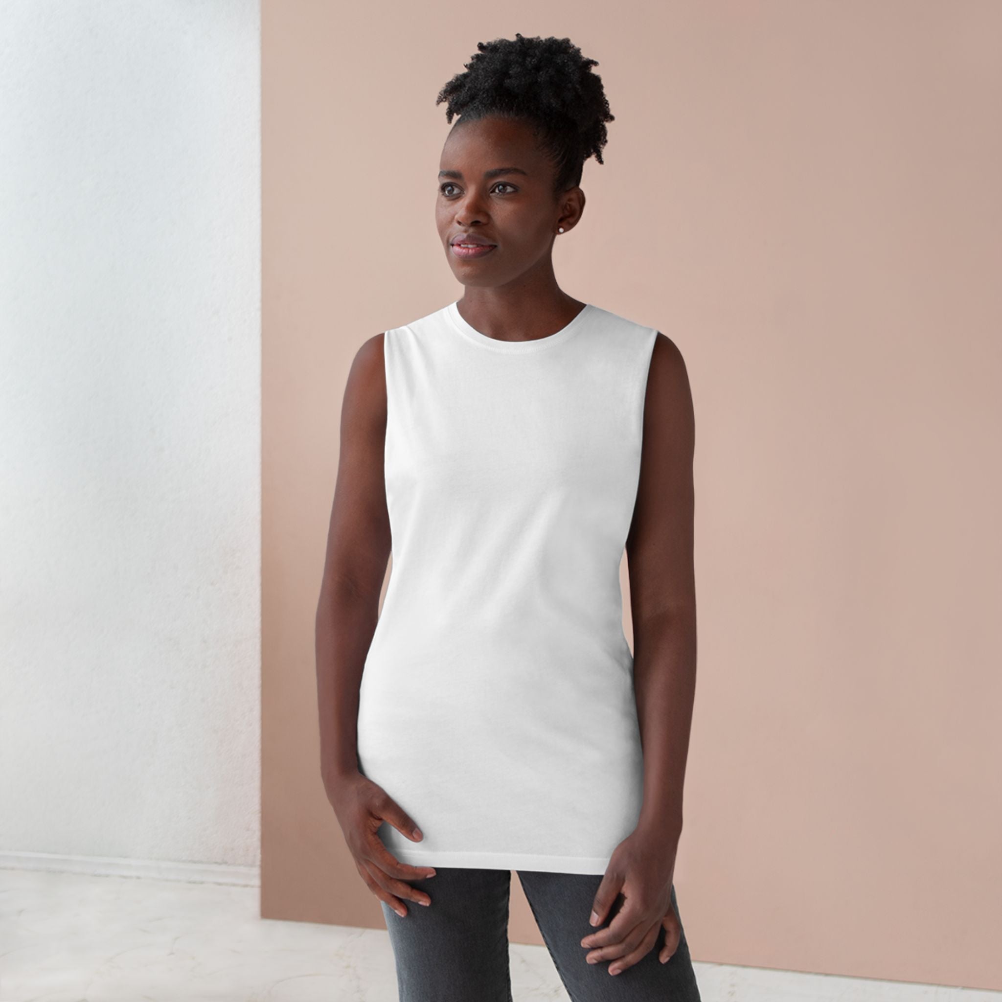 Barnard Tank Top — Classic Sleeveless White Tank