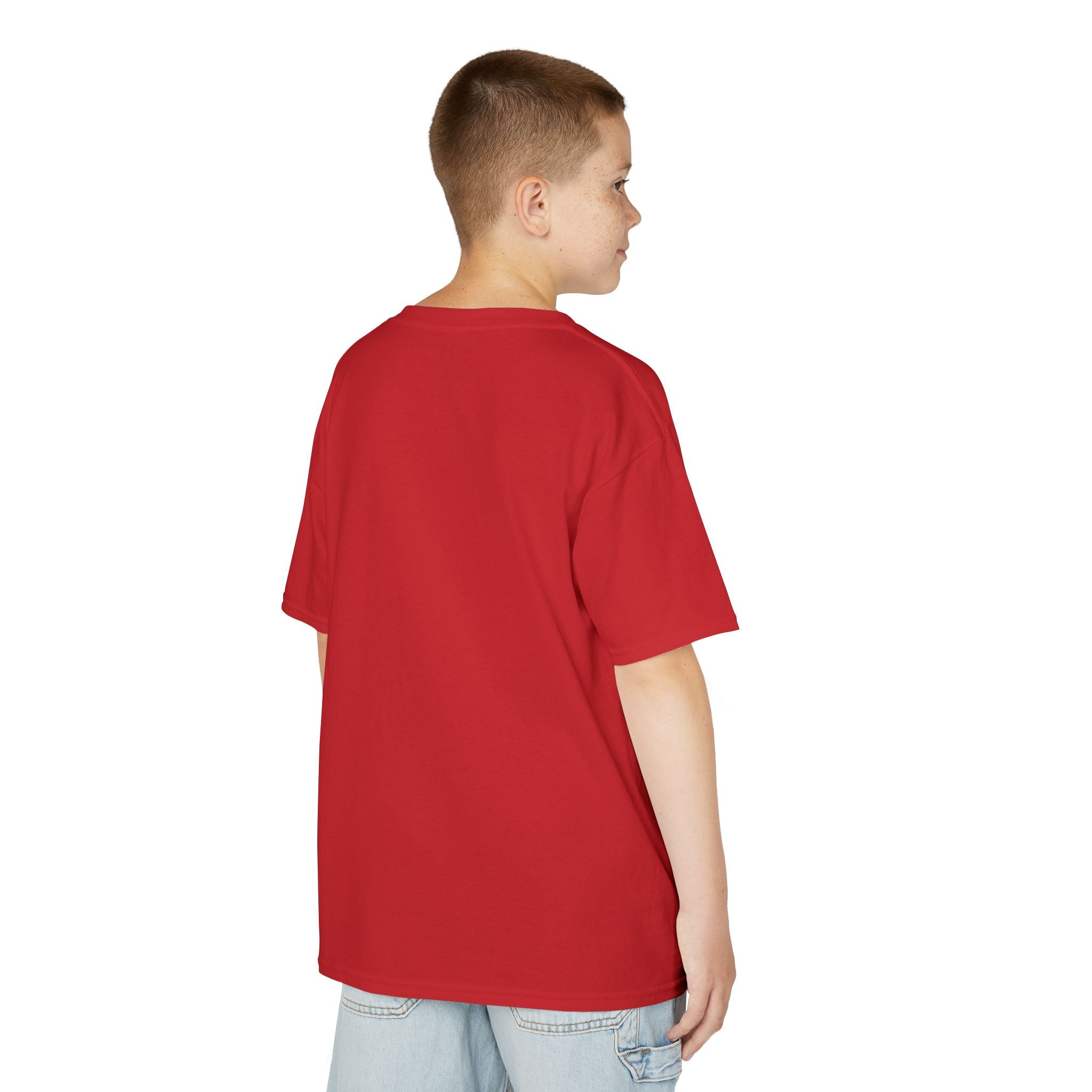 Kids T-Shirt — Plain White Heavy Cotton Tee for Boys & Girls
