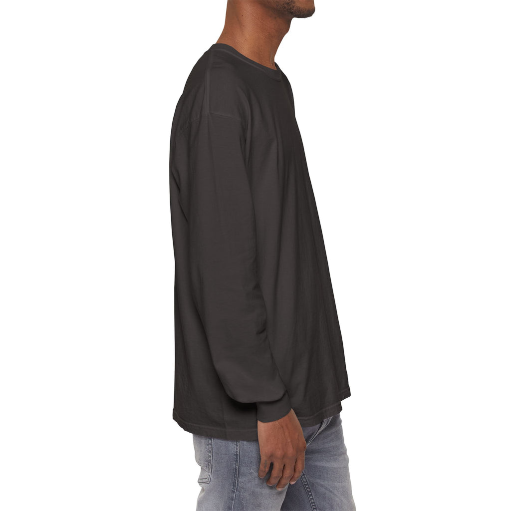 Long Sleeve T-Shirt — Classic White Garment-Dyed Tee