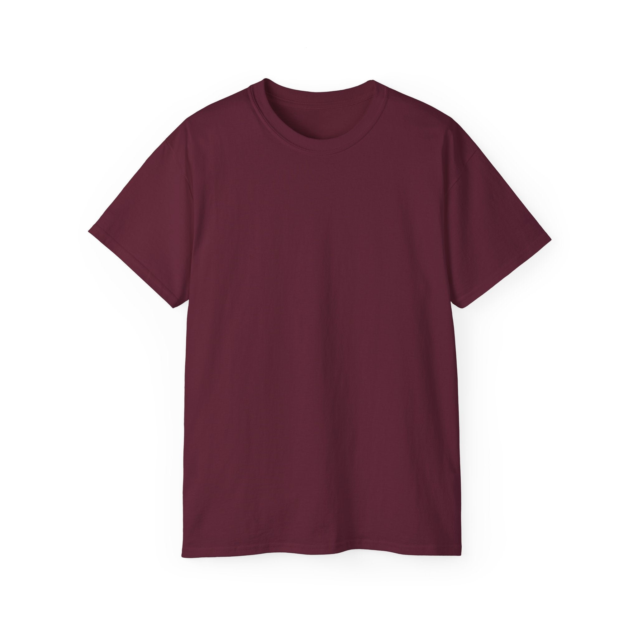 Classic White Cotton Tee - Plain Crewneck Shirt