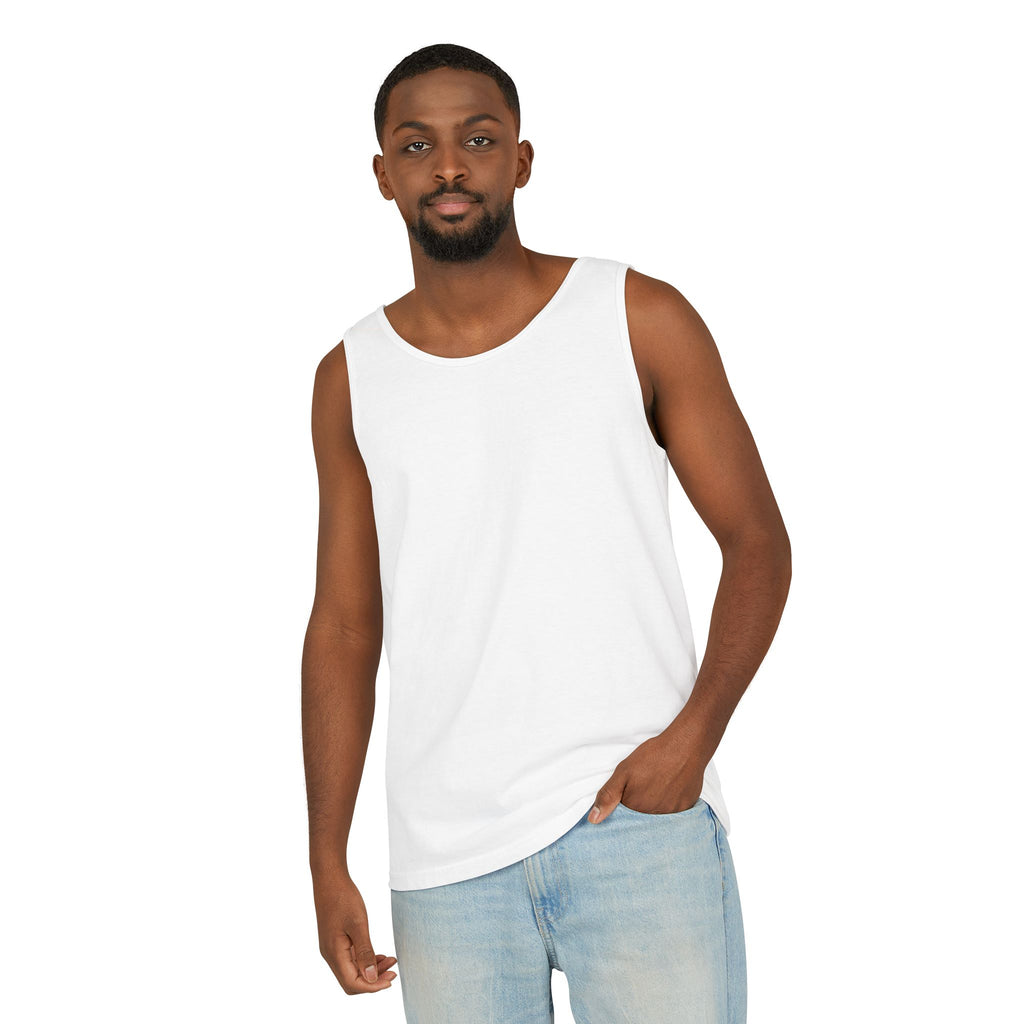 Classic White Tank Top — Everyday Garment-Dyed Casual Tank