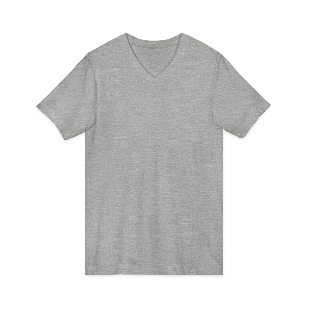 V-Neck Jersey Tee — Classic White Short Sleeve T-Shirt