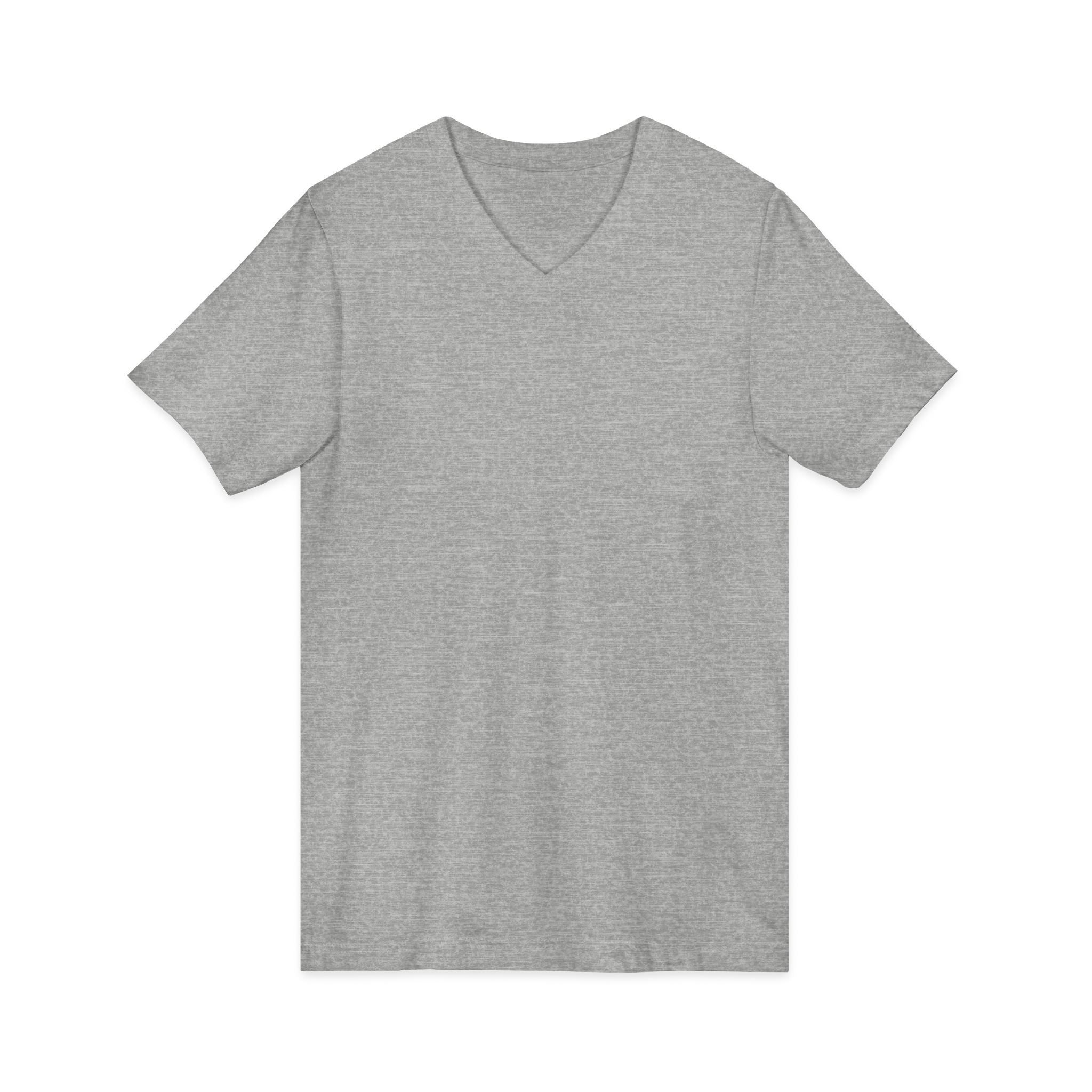 V-Neck Jersey Tee — Classic White Short Sleeve T-Shirt