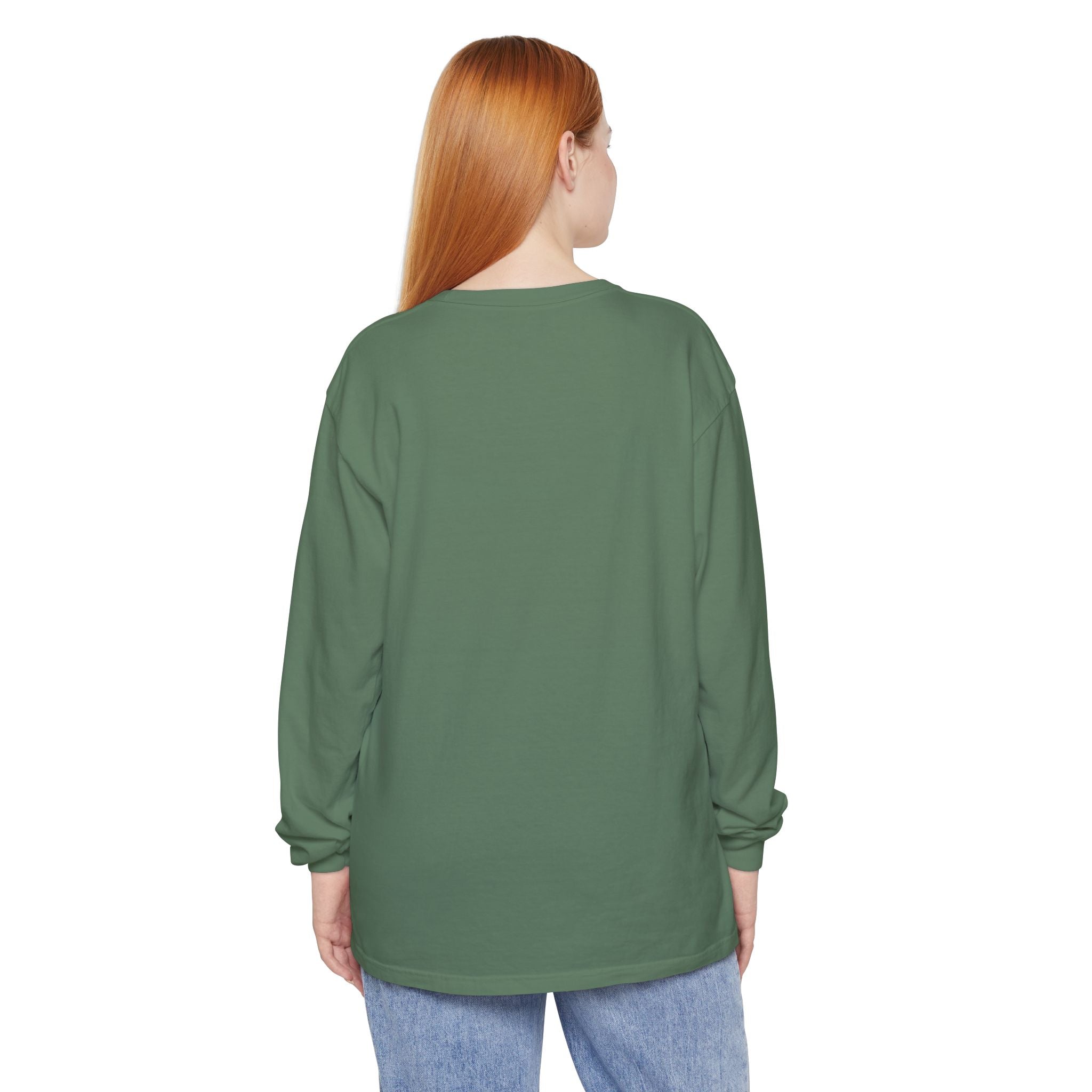 Long Sleeve T-Shirt — Classic White Garment-Dyed Tee