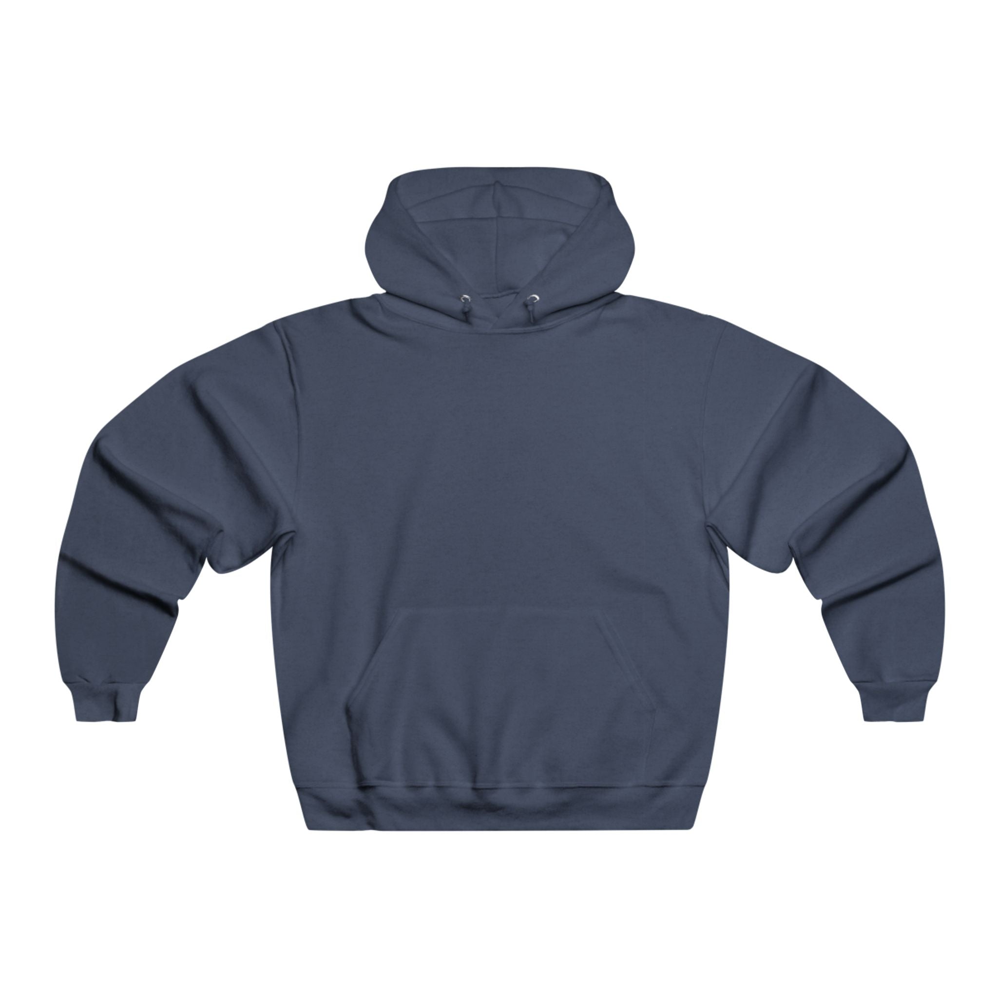 Blank White Hoodie — Men's Classic Pullover Hooded Sweatshirt