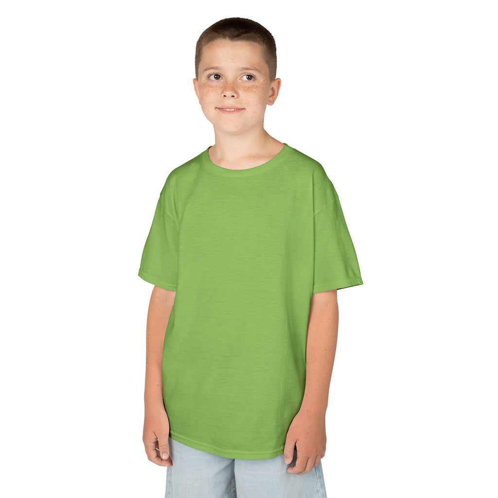 Kids T-Shirt — Plain White Heavy Cotton Tee for Boys & Girls