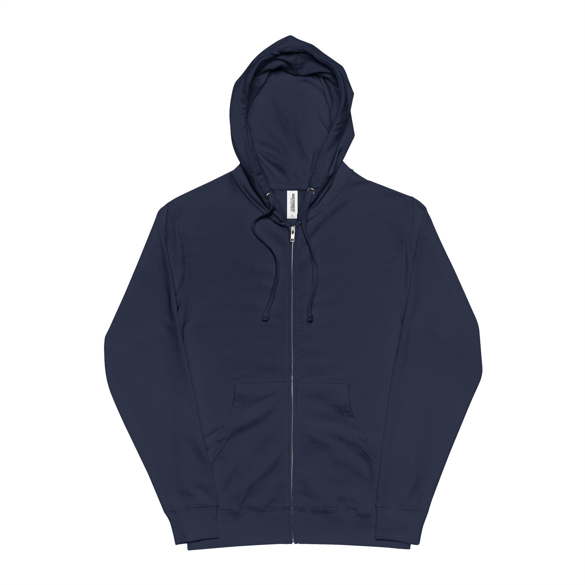 Forest Green Zip Hoodie – Classic Fleece Full‑Zip Hooded Jacket