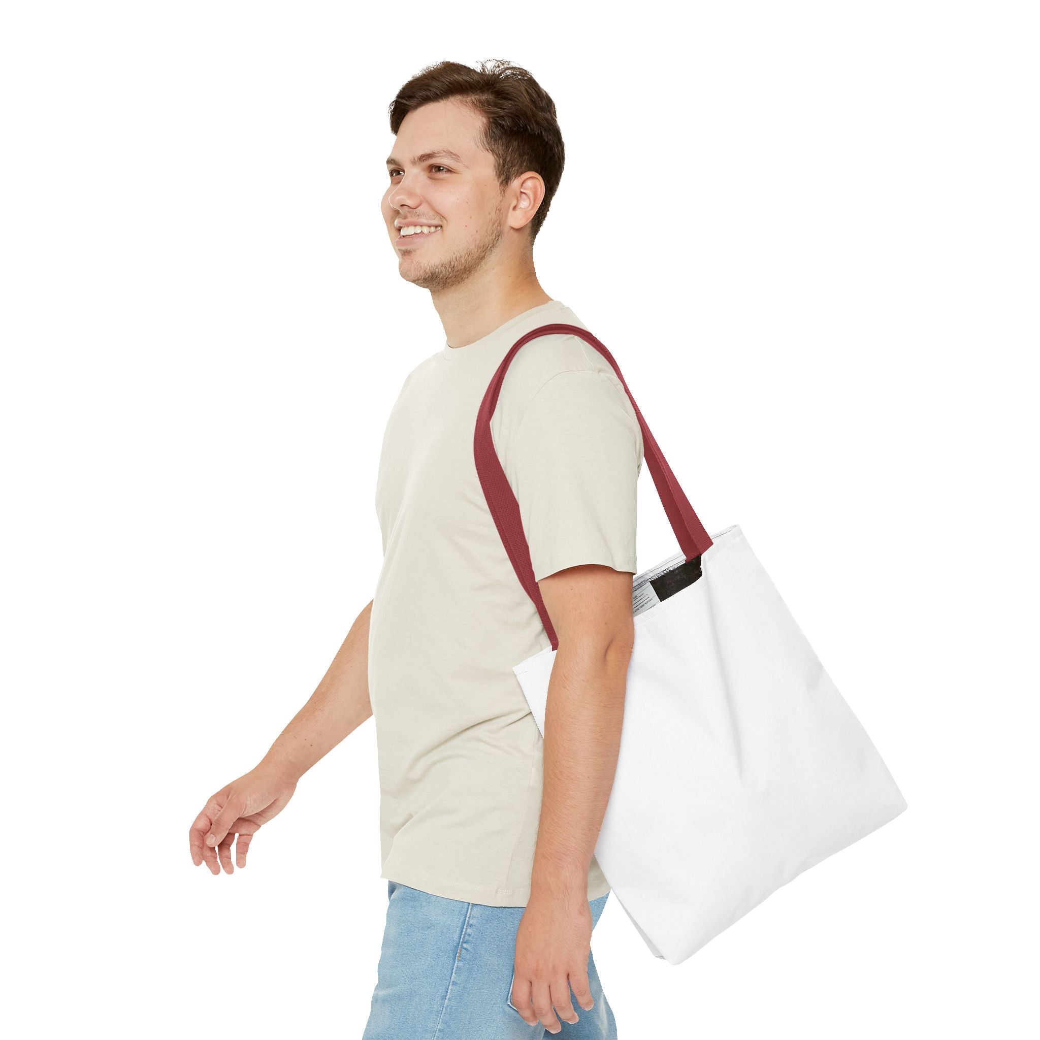 Blank White Tote Bag - Custom All-Over Print Canvas Tote