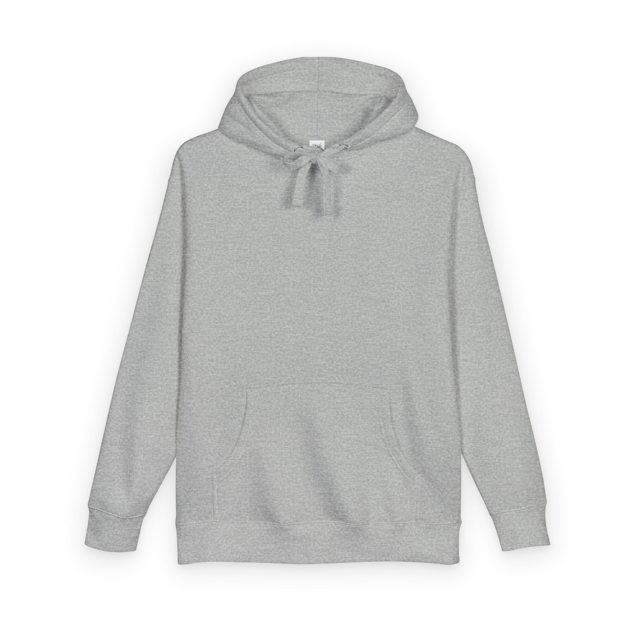 White Fleece Hoodie – Minimal Classic Pullover Hooded Sweatshirt