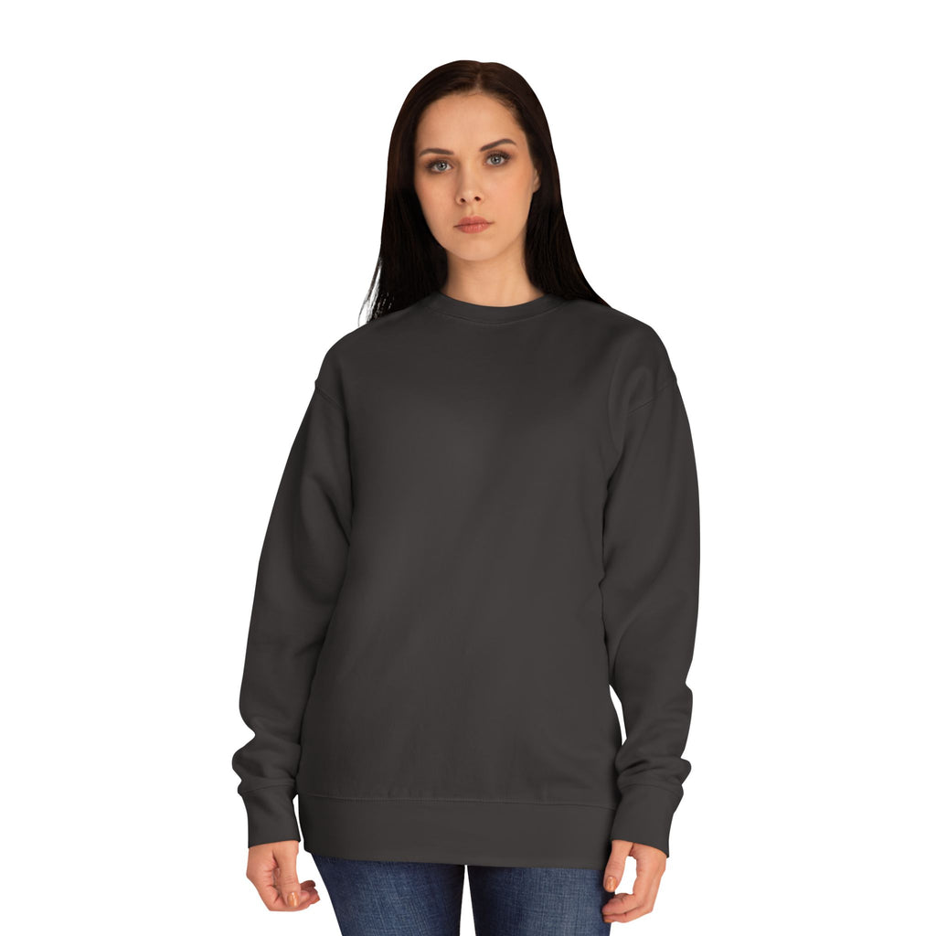 Crewneck Sweatshirt – Classic Coral Crew Sweatshirt, Cozy Everyday Pullover