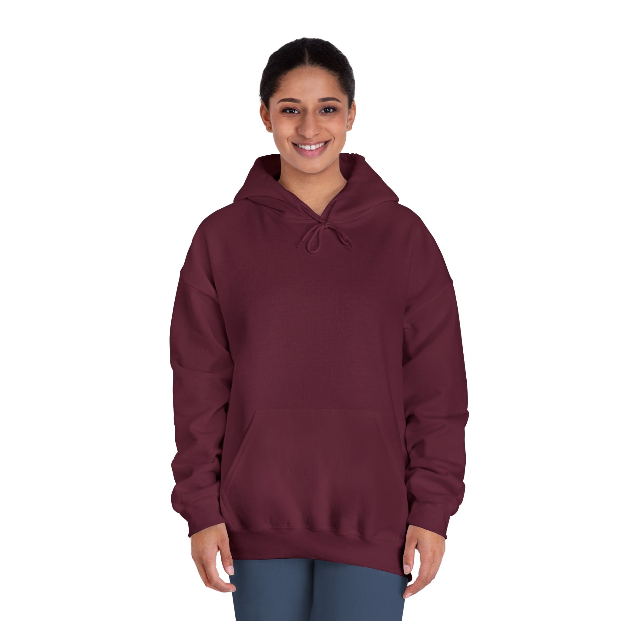 Blank White Hooded Sweatshirt