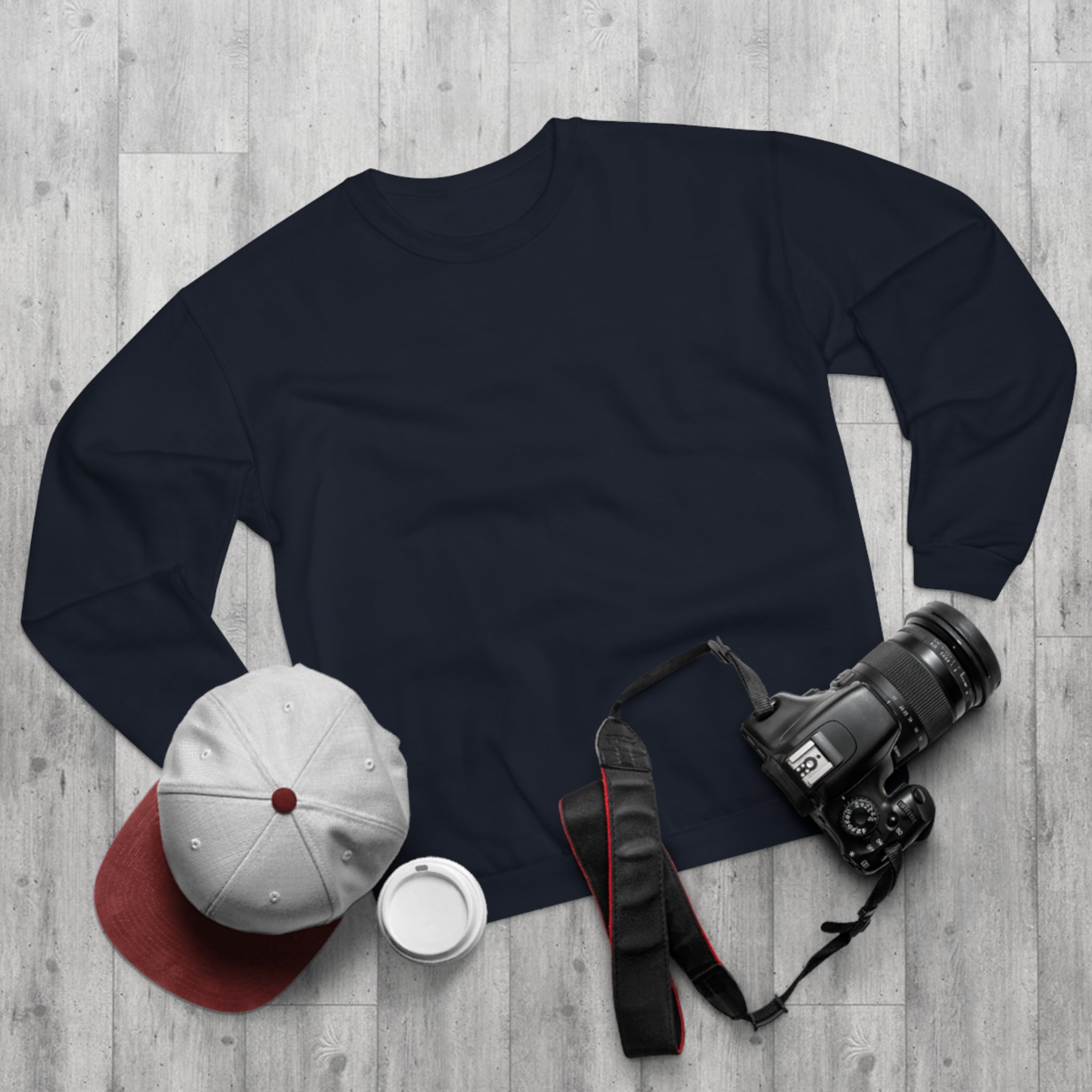 Classic White Crewneck Sweatshirt — Minimal Everyday Pullover