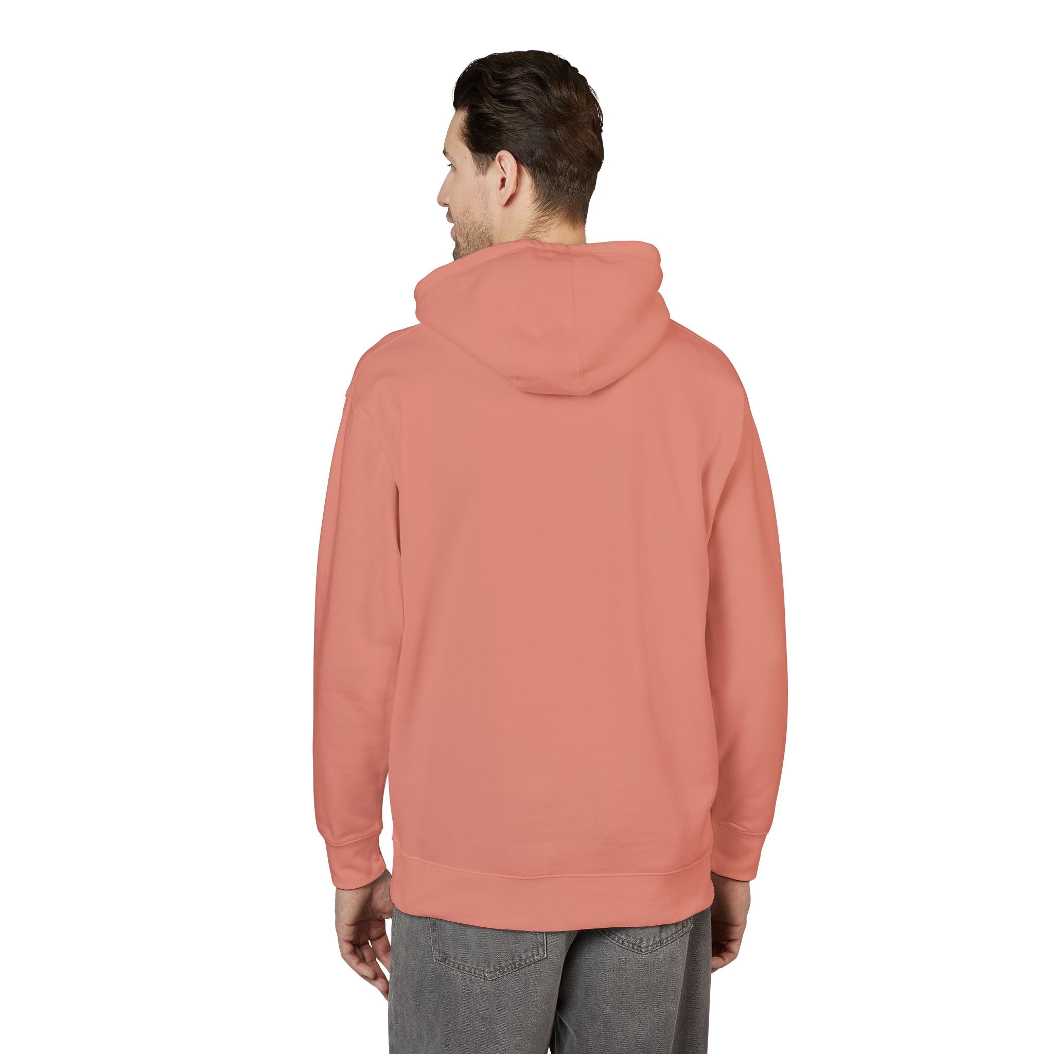 White Fleece Hoodie – Minimal Classic Pullover Hooded Sweatshirt