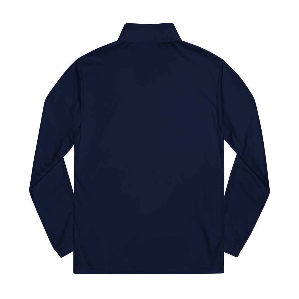 Adidas Quarter-Zip Pullover – Embroidered Performance Top