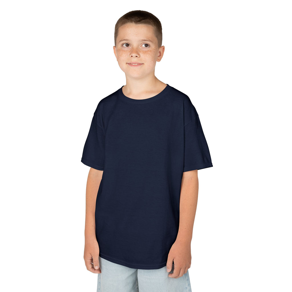 Kids T-Shirt — Plain White Heavy Cotton Tee for Boys & Girls