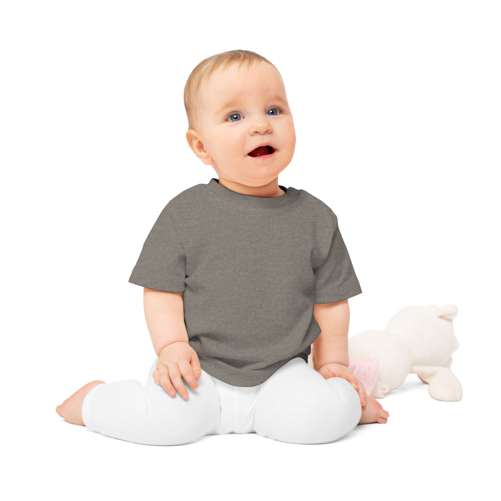 Cute Plain Baby T-Shirt — Soft White Infant Tee