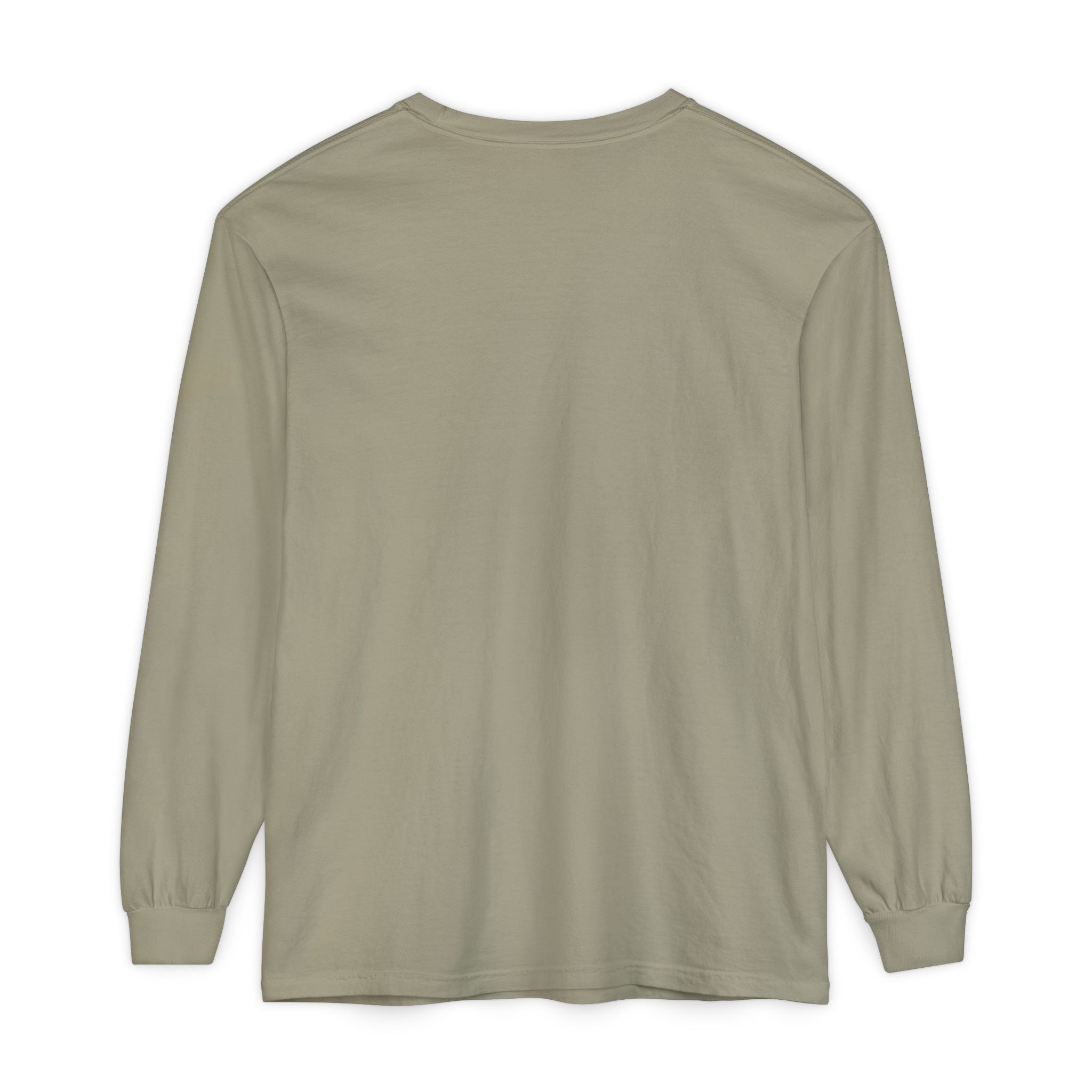 Long Sleeve T-Shirt — Classic White Garment-Dyed Tee