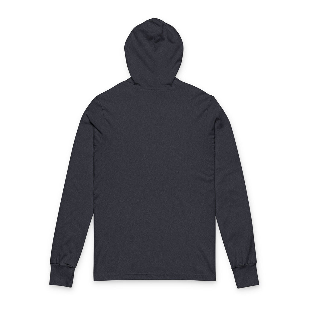 Hooded Long Sleeve Tee — Lightweight White Hooded Tee