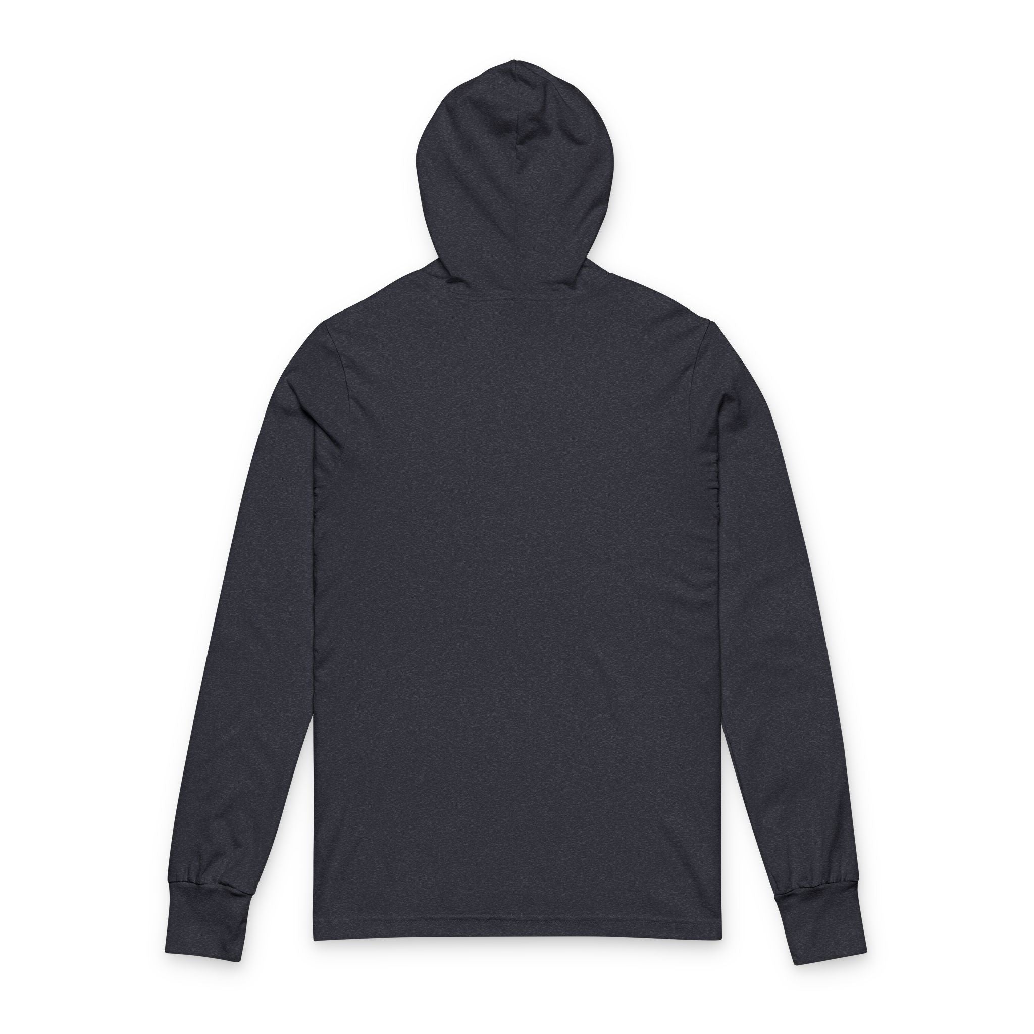 Hooded Long Sleeve Tee — Lightweight White Hooded Tee