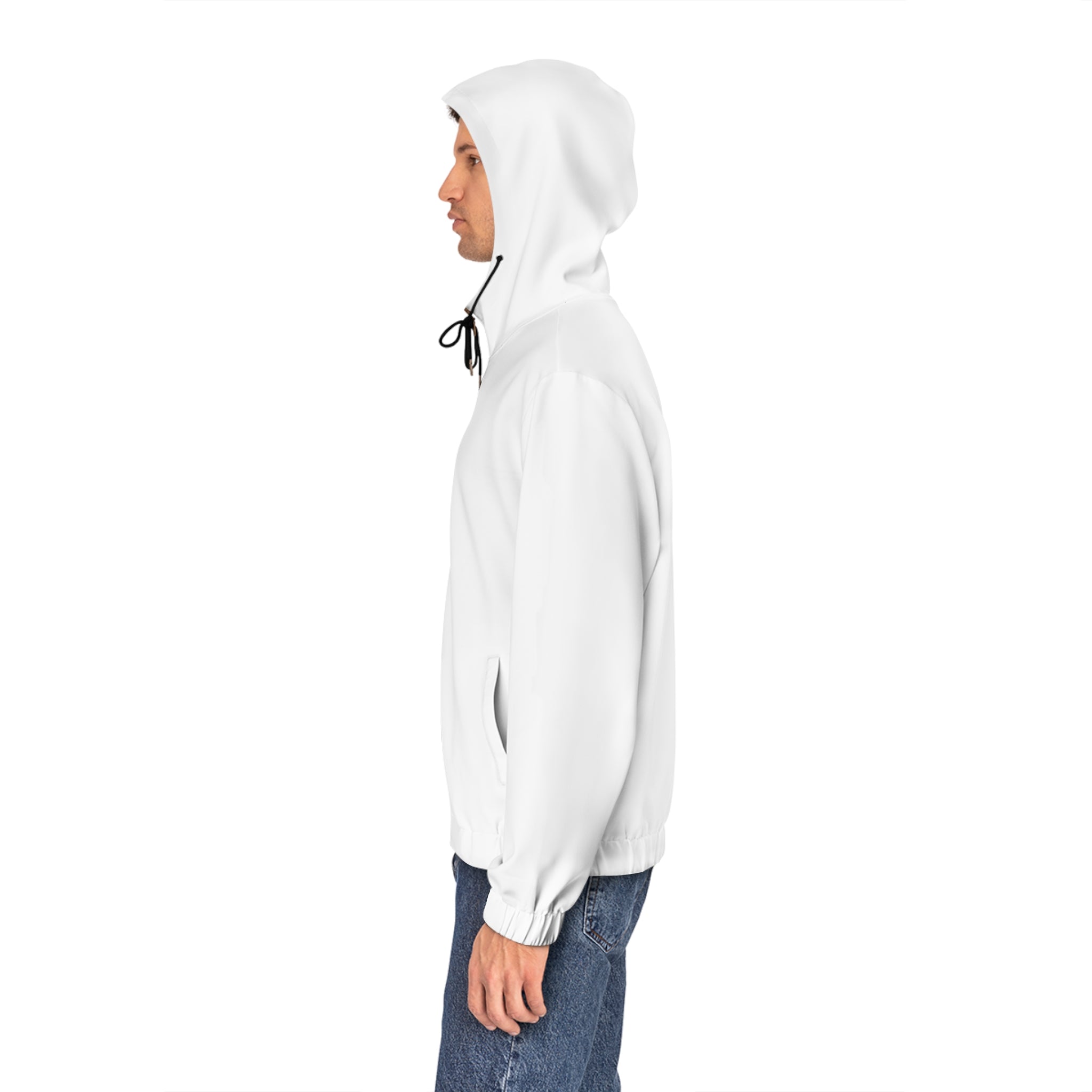 Men's Full-Zip Hoodie - Custom All-Over Print Blank Canvas