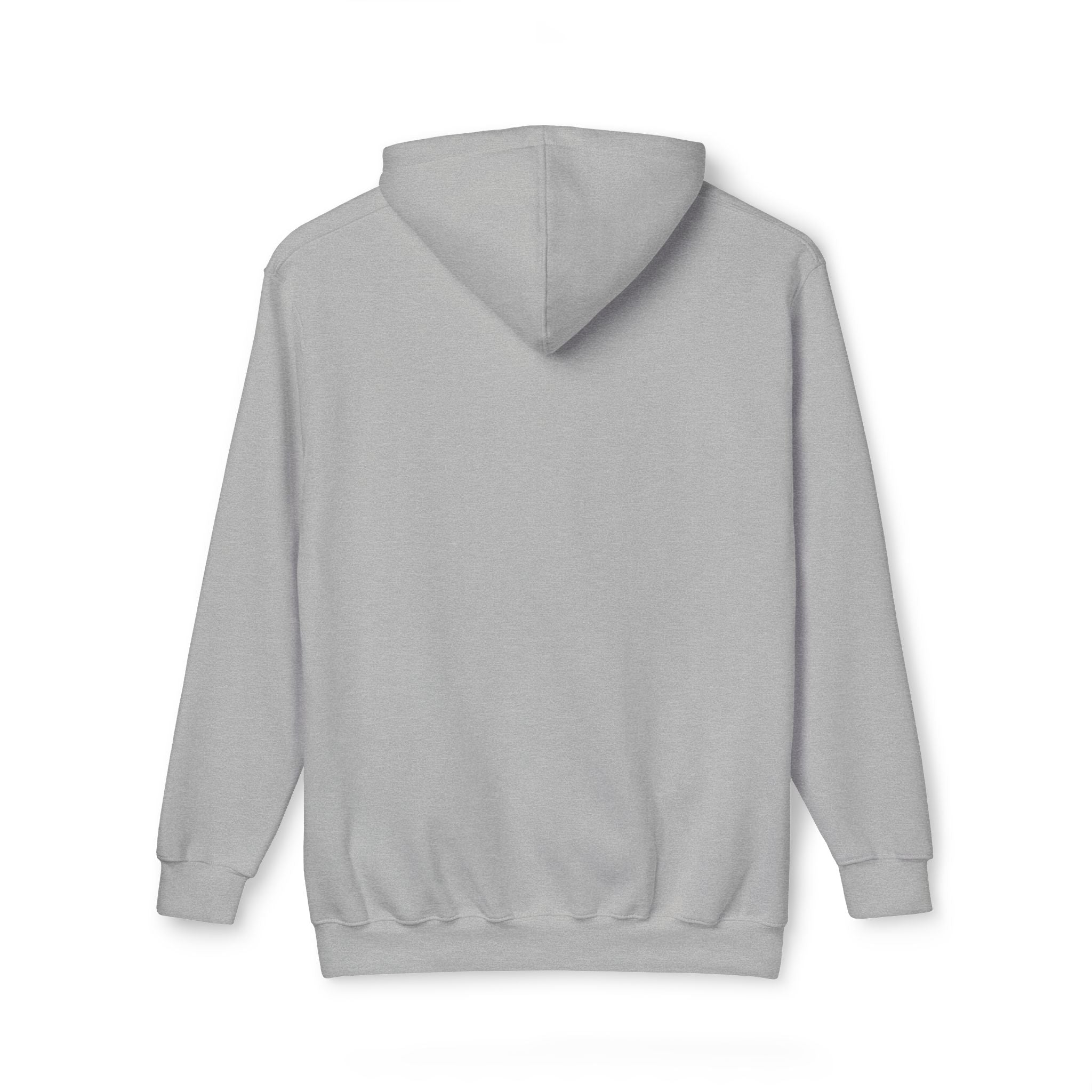 Classic White Hoodie — Made in USA Unisex Hooded Sweatshirt