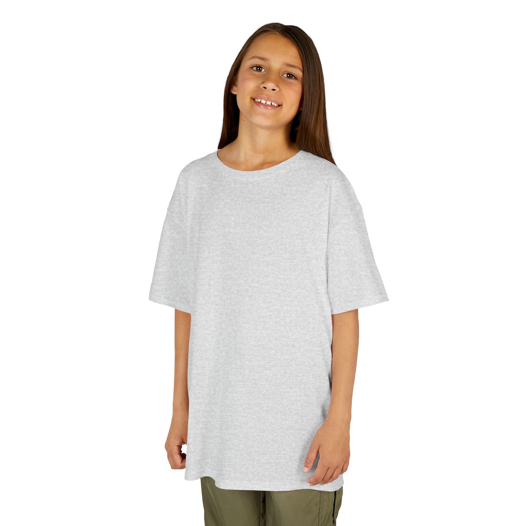 Kids T-Shirt — Plain White Heavy Cotton Tee for Boys & Girls