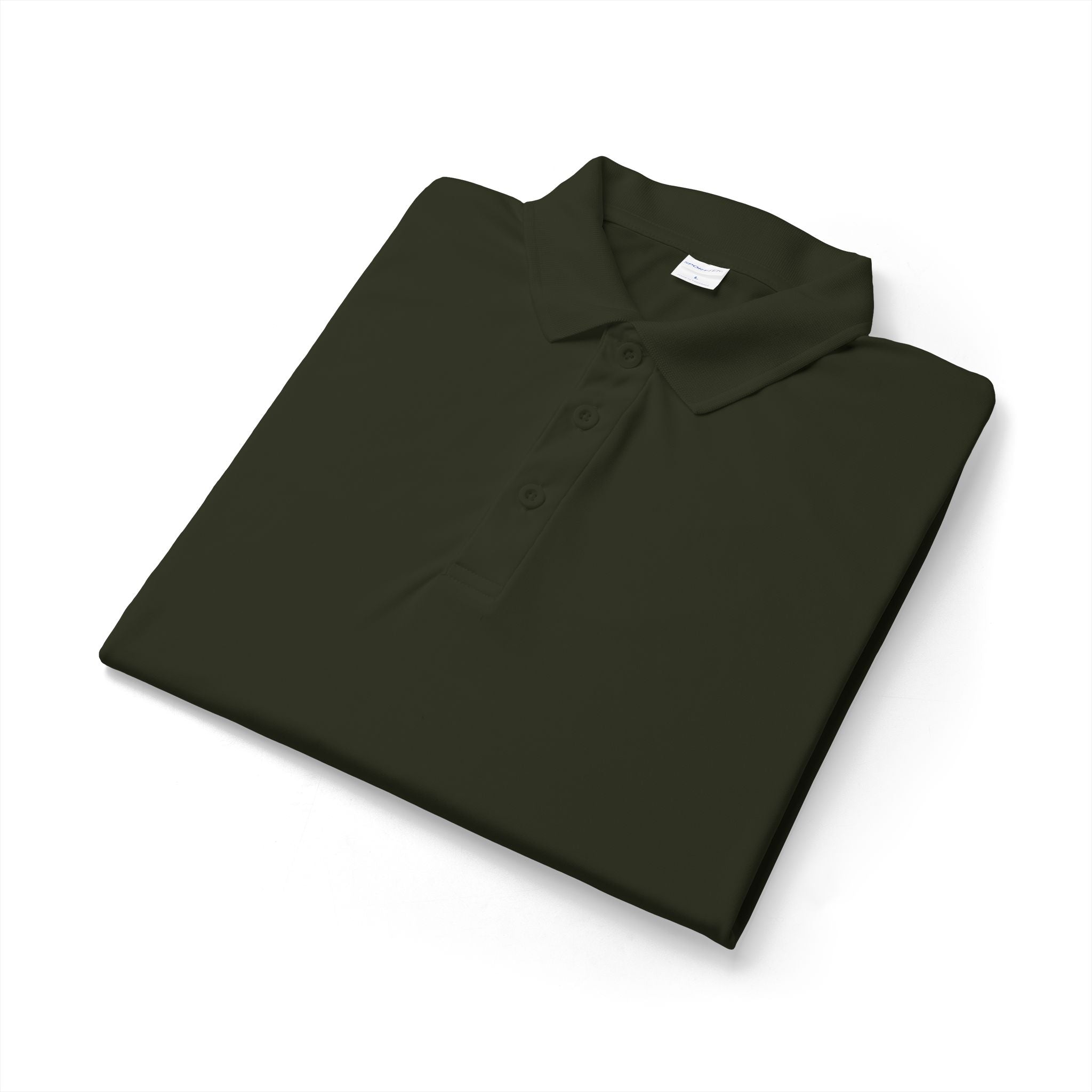 Men's White Performance Polo Shirt - Moisture-Wicking Sport-Tek Style