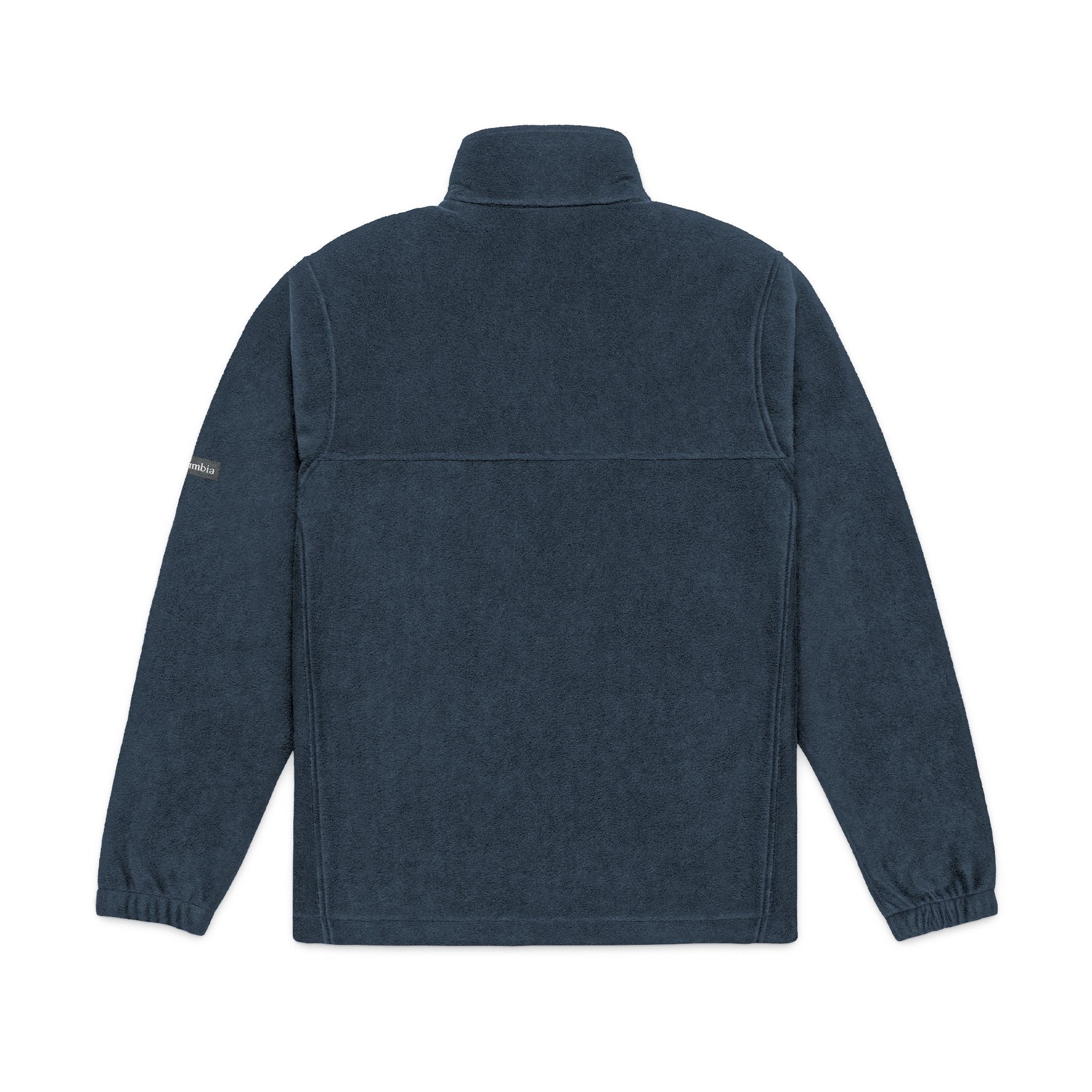 Embroidered Columbia Fleece Jacket - Classic Charcoal Zip-Up