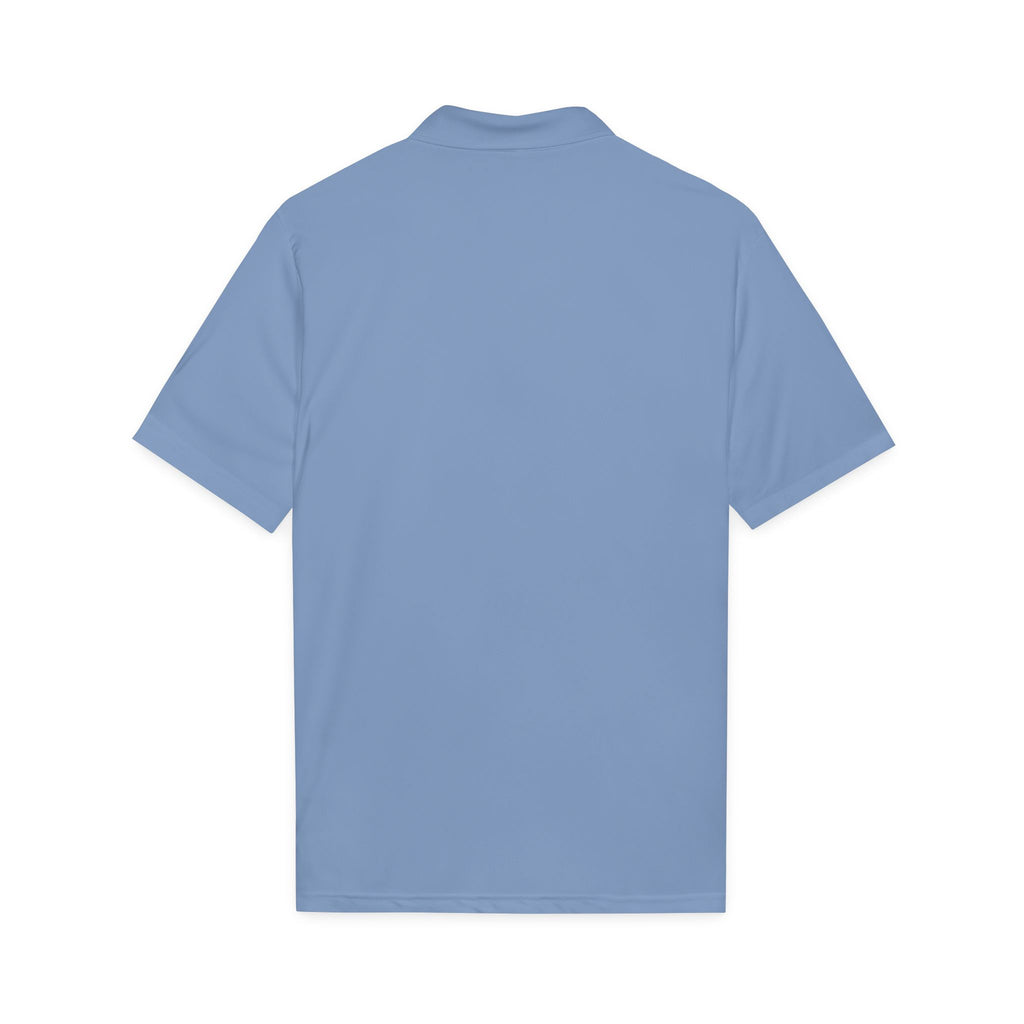 Men's White Performance Polo Shirt - Moisture-Wicking Sport-Tek Style
