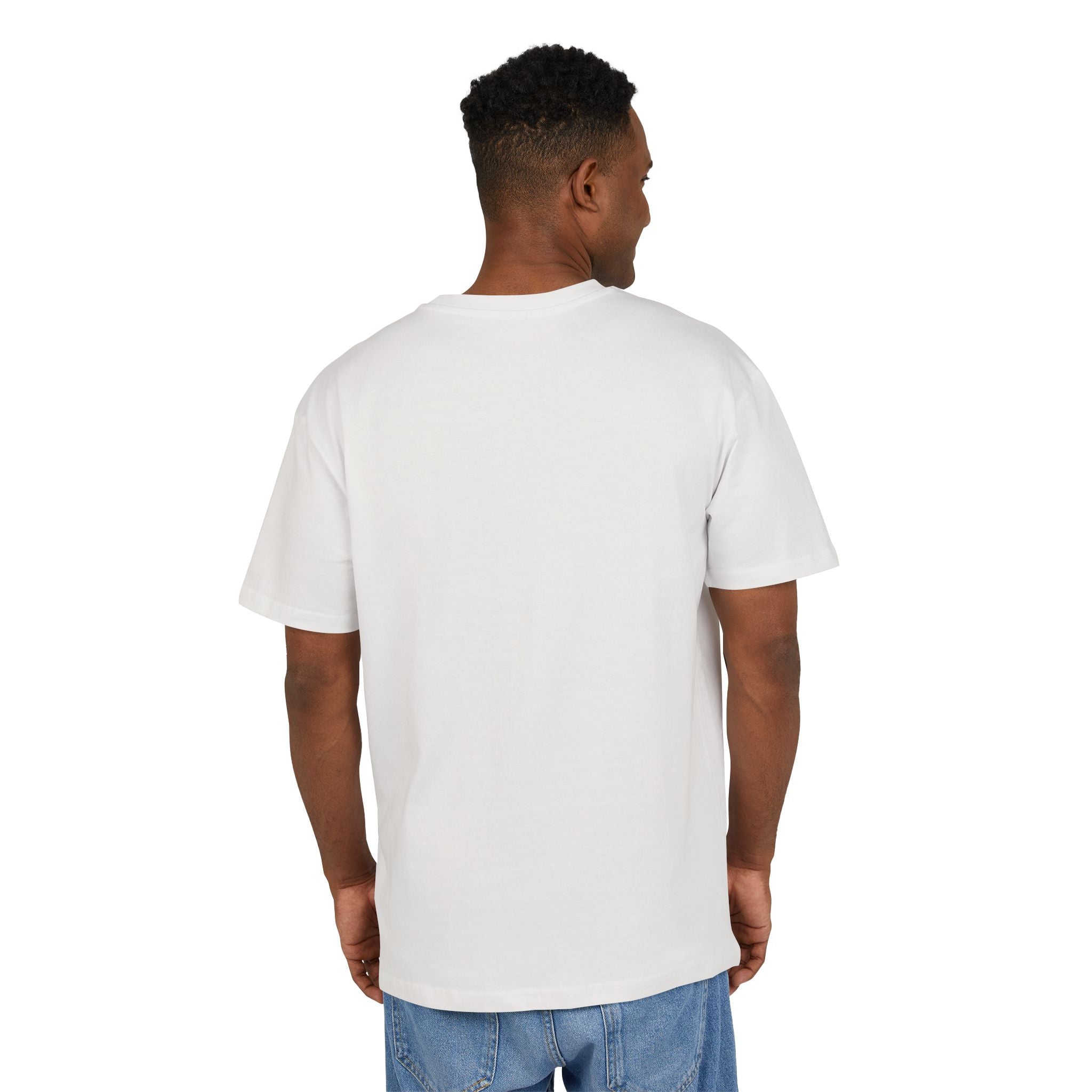 Oversized White Tee — Minimal Blank Heavy Cotton Oversize Shirt