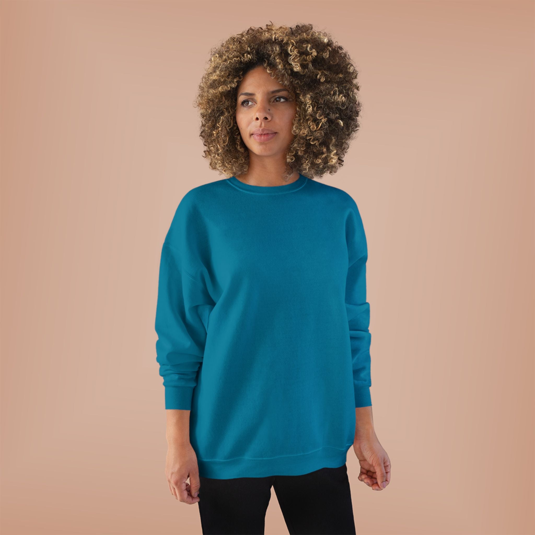 Classic White Crewneck Sweatshirt