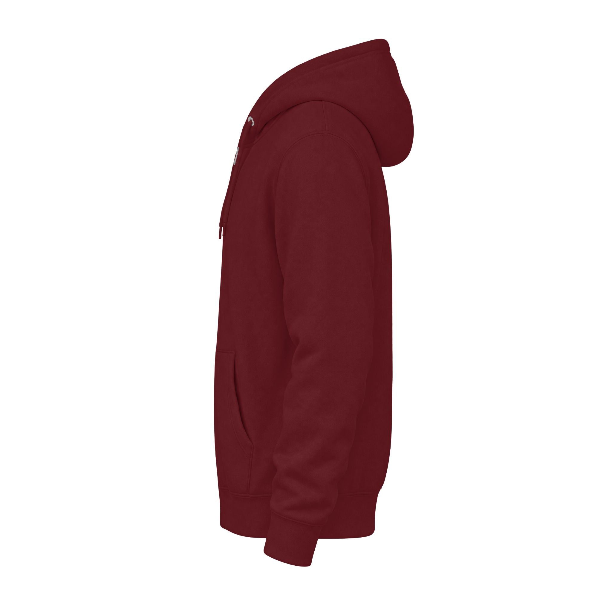 Classic White Zip Hoodie - Plain Full-Zip Hooded Sweatshirt