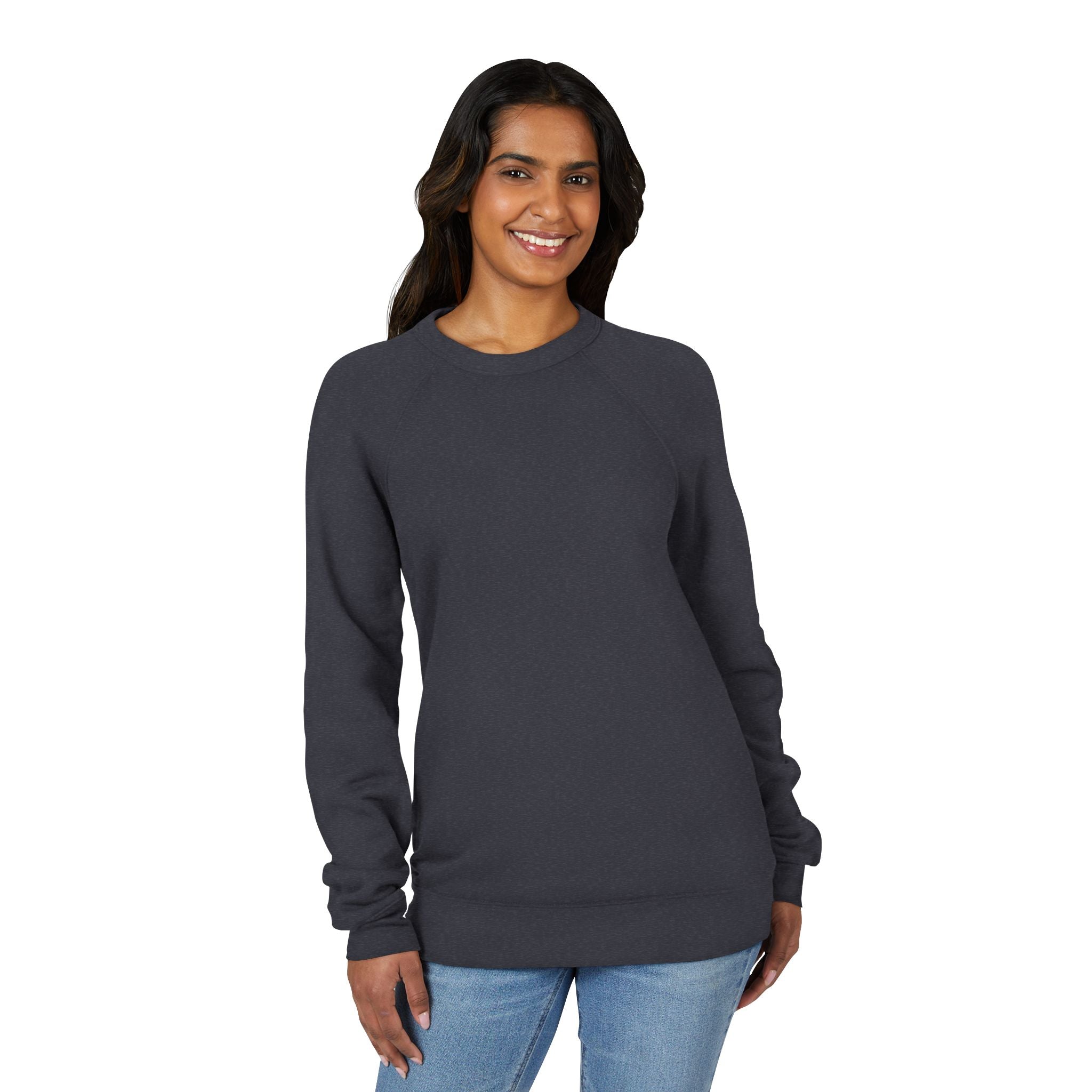 Classic Black Raglan Sweatshirt