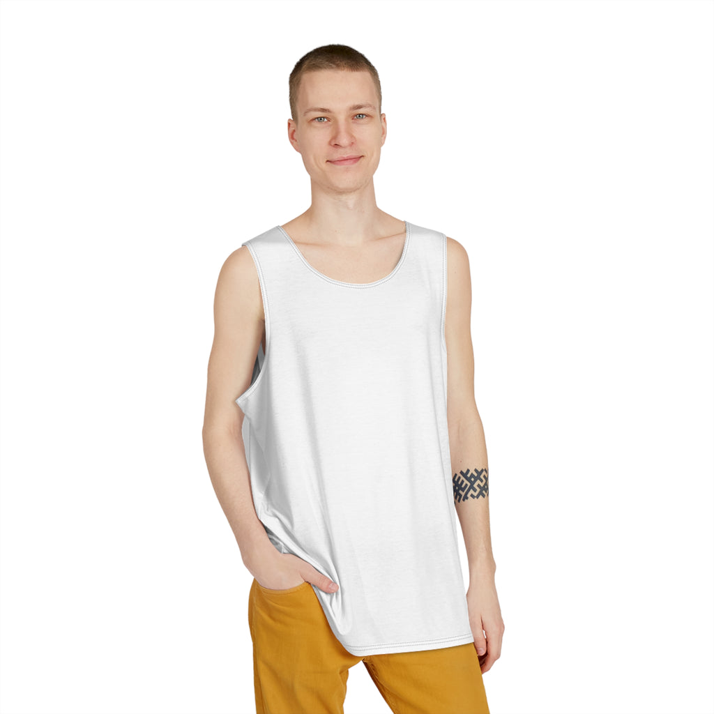 Men's All-Over Print Tank Top — Lightweight Summer Sleeveless Shirt