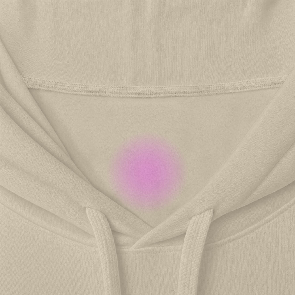 Classic White Fleece Hoodie – Soft Midweight Pullover