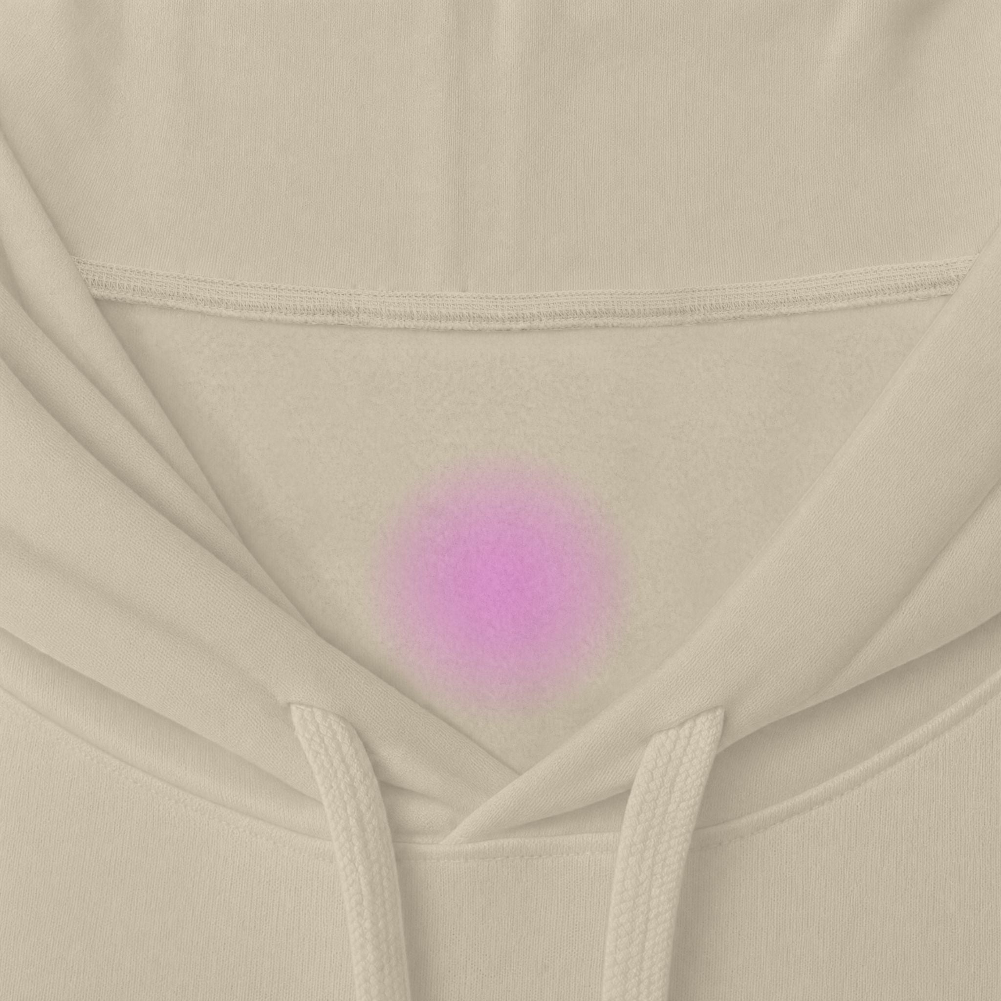 Classic White Fleece Hoodie – Soft Midweight Pullover