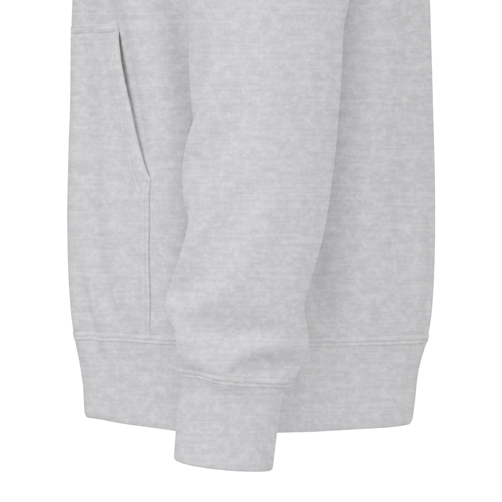 Classic White Zip Hoodie - Plain Full-Zip Hooded Sweatshirt