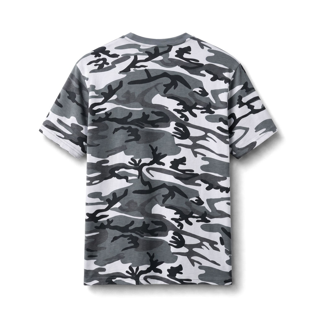 Camo Cotton Tee — Classic Green Woodland Camouflage Short-Sleeve Shirt