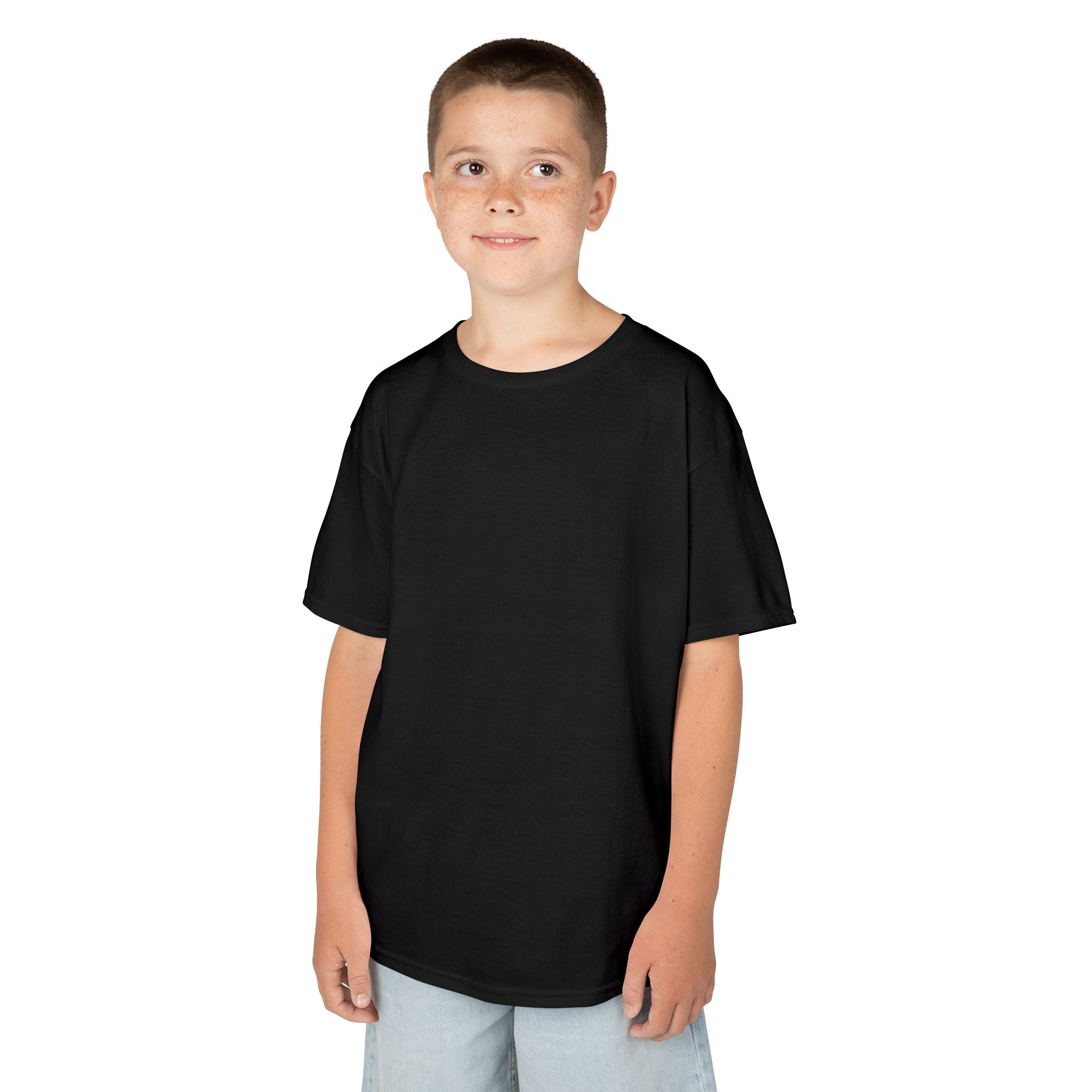 Kids T-Shirt — Plain White Heavy Cotton Tee for Boys & Girls