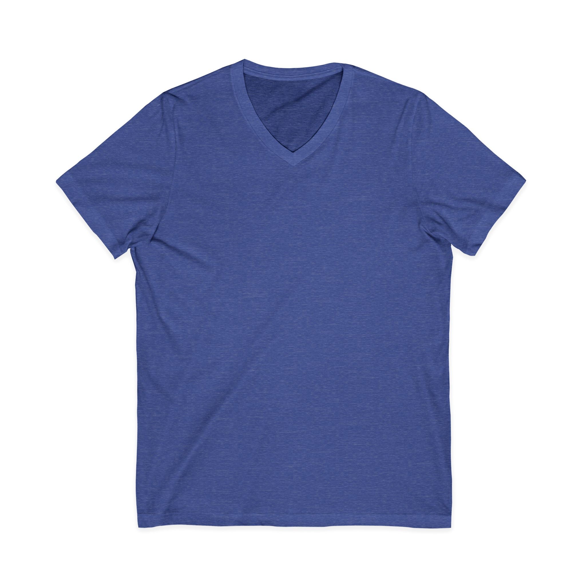 V-Neck Jersey Tee — Classic White Short Sleeve T-Shirt
