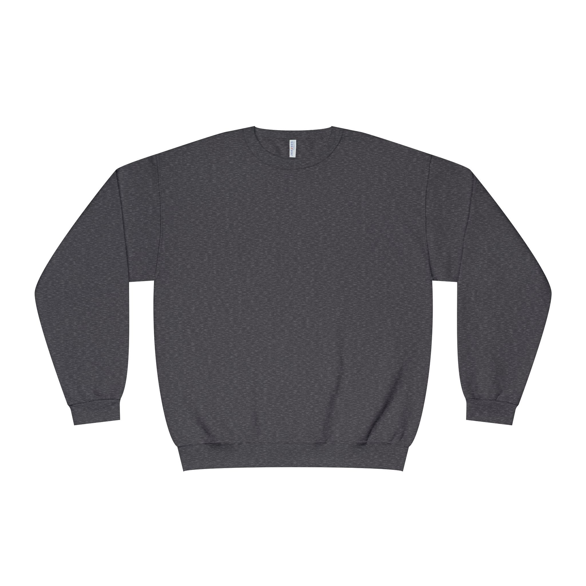 Classic White Crewneck Sweatshirt — Unisex Pullover