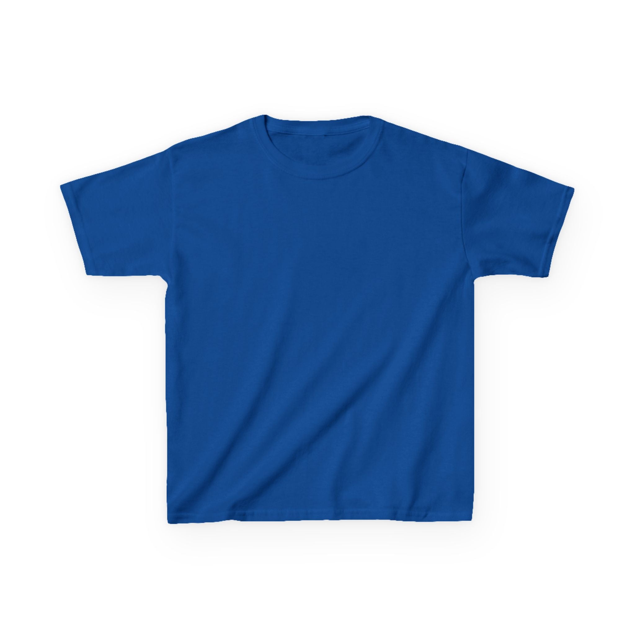 Kids T-Shirt — Plain White Heavy Cotton Tee for Boys & Girls