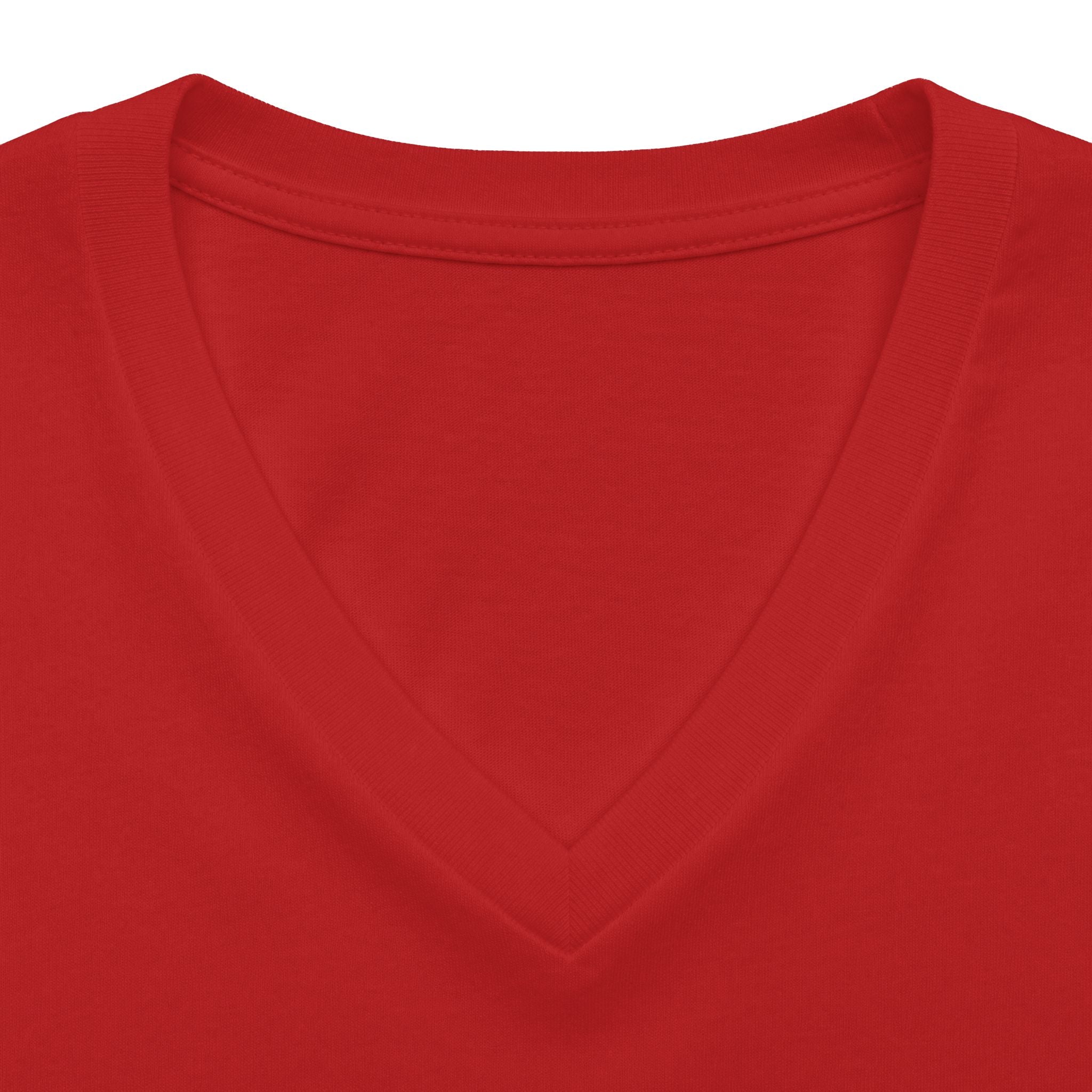 V-Neck Jersey Tee — Classic White Short Sleeve T-Shirt