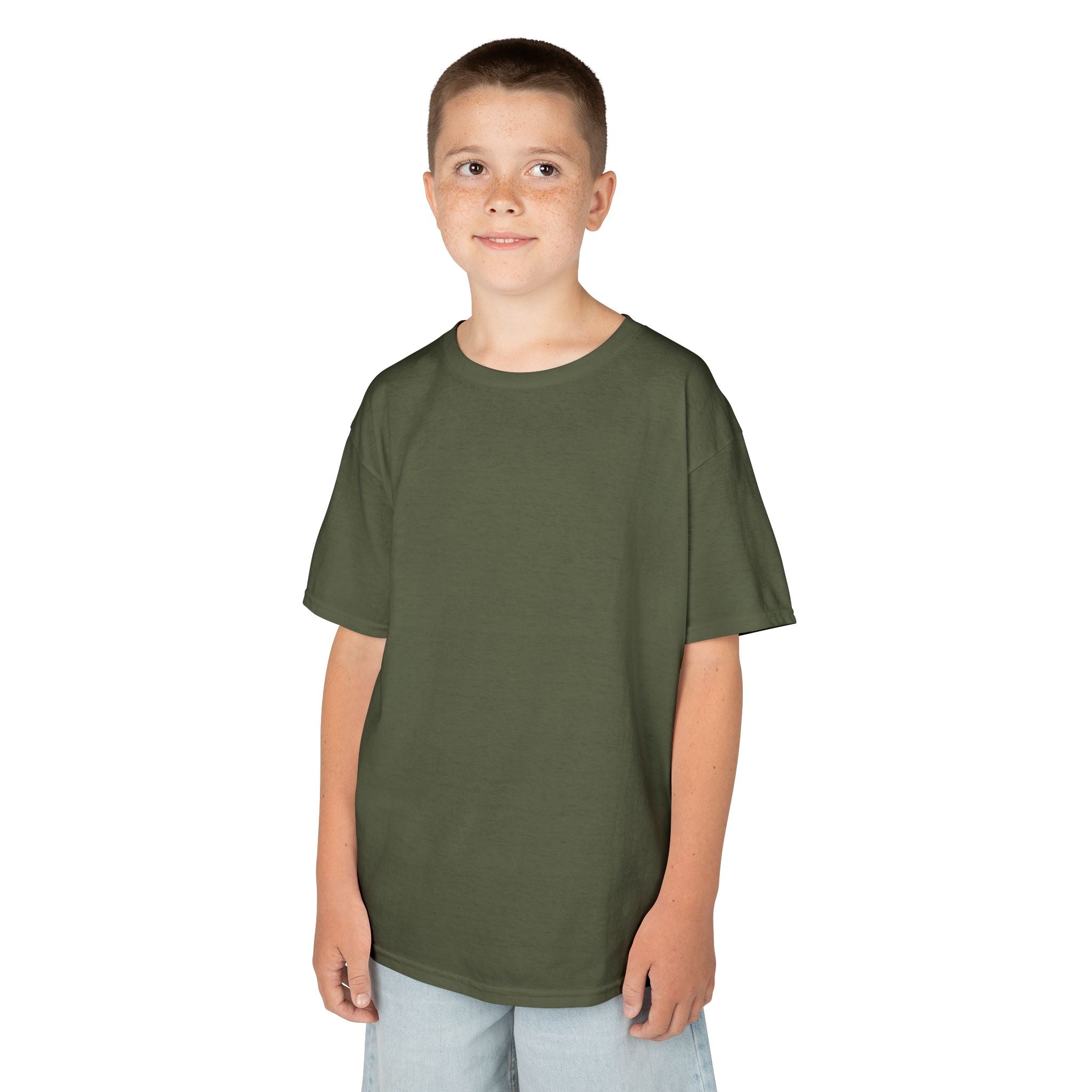 Kids T-Shirt — Plain White Heavy Cotton Tee for Boys & Girls