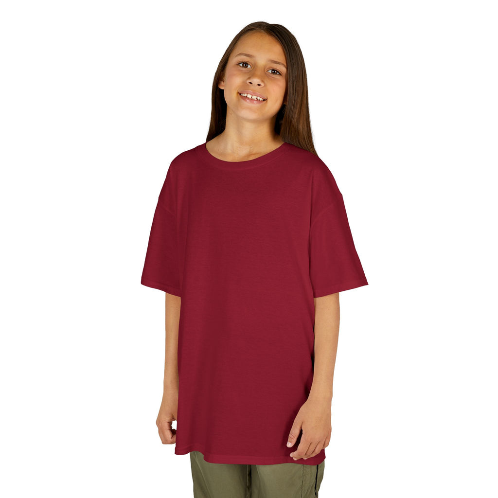 Kids T-Shirt — Plain White Heavy Cotton Tee for Boys & Girls