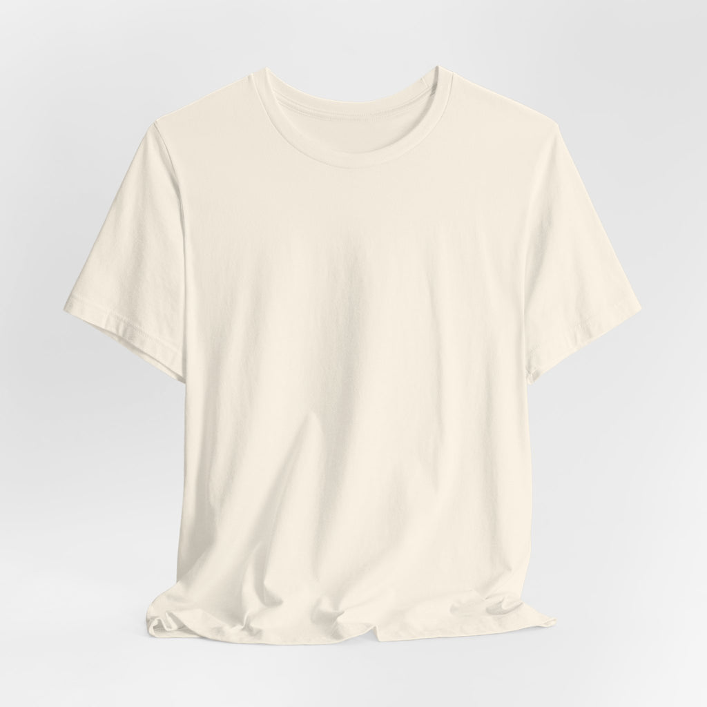 White Short Sleeve Tee — Minimal Classic Crewneck T-Shirt