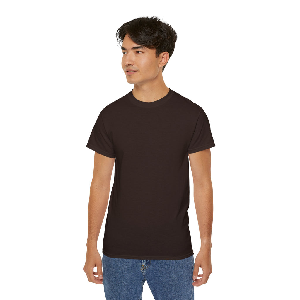 Classic White Cotton Tee - Plain Crewneck Shirt